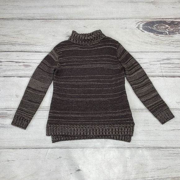 Carve Designs Turtleneck Sweater Brown Heather Size Small - Picture 2 of 12